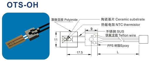 Printer temperature sensor