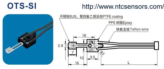 Non-contact printer thermal sensor