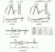 NTC (negative temperature coefficient) thermistor