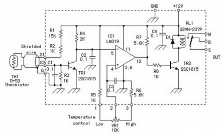 D-53 applied to ntc thermistor temperature measurement