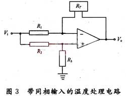  Temperature Processing Circuit with In-phase Input 