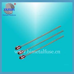 Glass sealed thermistor