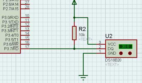 Diseño del circuito del termostato DS18B20