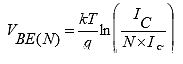 Basis-Emitter-Spannungsdifferenz