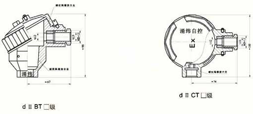 Junction box of explosion-proof thermal resistance