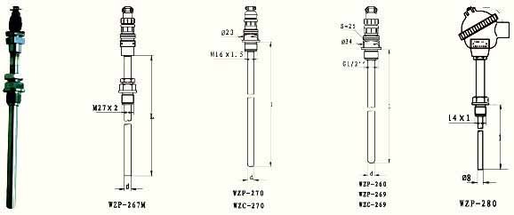 Socket type thermal resistance sensor