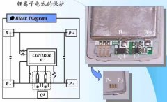 Protection scheme of PTC fuse of mobile phone battery