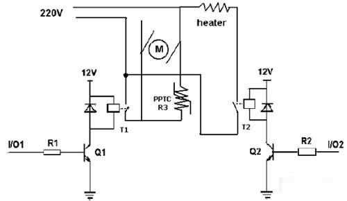 Design der Überstrom schutzschaltung für PTC-Sicherung