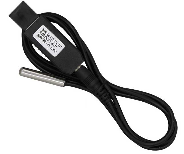 DS18B20 Temperature Sensor with USB Connector