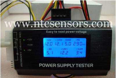LCD display PT000 temperature sensor