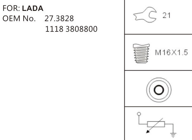 coolant (water) temperature sensor