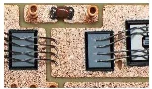 NTC temperature measurement silicon chip