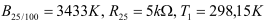 values for B25/50 and B25/80