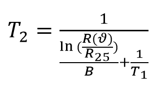 Actual temperature expression formula