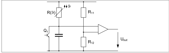 Basic schematic diagram of the temperature obtained by digital method