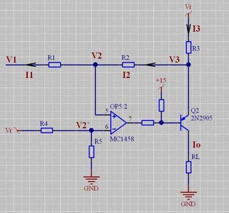 V / I conversion circuit