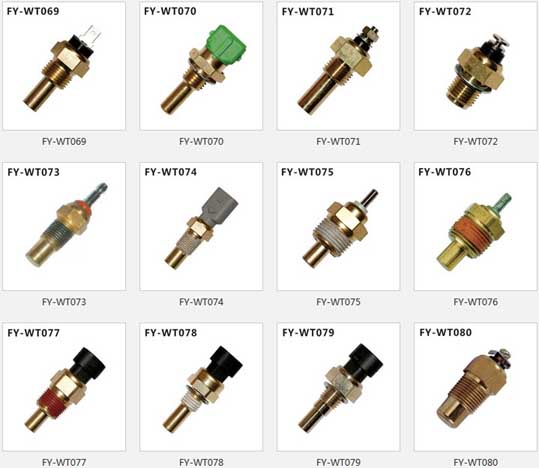 Sensor de temperatura del agua del automóvil