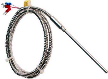  PT100 Thermocouple Temperature Sensor  Verification of R0 (resistance at 0 °C) 1. In the freezing point tank (or a thermostatic bath with 0 ° C, the deviation does not exceed ± 0.2 ° C). Measure the resistance value of Pt100 and the temperature measured by the second-class standard platinum resistance thermometer, and compare and calculate the deviation value of 0 °C ± Δt0; 2. The thermal resistance of the protective tube can be removed. It should be placed in a glass test tube with an inner diameter slightly larger than the diameter of the temperature sensing element. After the nozzle is tightly packed with absorbent cotton or cork, insert it into the ice point groove where the ice water is well mixed, and the insertion depth should be no less than 30mm; 3. The non-removable Pt100 thermal resistance of the protection tube can be directly inserted into the medium, and the measurement data can be read when the measurement data is stable; 4. If a 0°C thermostat is used, the Pt100 thermal resistance should have sufficient insertion depth to minimize heat loss; 5. To verify Pt100 thermal resistance above AA level, in order to reduce test uncertainty, it is appropriate to measure it in water three-phase point bottle. Industrial Pt100 Thermal Resistance Allowance Error Table  Industrial Pt100 Thermal Resistance Allowance Error Table   Verification of R100 (resistance at 100 °C) and Rt (resistance at t°C) 1. Measure the resistance value of Pt100 thermal resistance R100 in a constant temperature bath at 100 ° C, and compare it with the temperature measured by a second-class standard platinum resistance thermometer, and calculate its deviation value Δt100 of 100 ° C; 2, the Rt test of the detachable Pt100 thermal resistance is the same as the R0 test, the temperature sensing element is placed in the glass test tube (the test temperature should be placed in the quartz test tube above 400 °C); 3. Insert the thermostatic bath and ensure sufficient insertion depth. After the heat balance, continue to increase the insertion depth by l0mm. The change in resistance value after re-achieving the heat balance shall not exceed 5% of the allowable error; 4. When the temperature t is higher than 500 ° C, the thermal resistance should be cooled to 0 ° C with the rate of less than 1 ° C / min, and then taken out from the temperature control tank; 5. The temperature of the test point of the constant temperature bath should not exceed ± 2 ° C, and the change within 10 min should not exceed ± 0.02 ° C. Qualified judgment of R0 and R100 resistance values