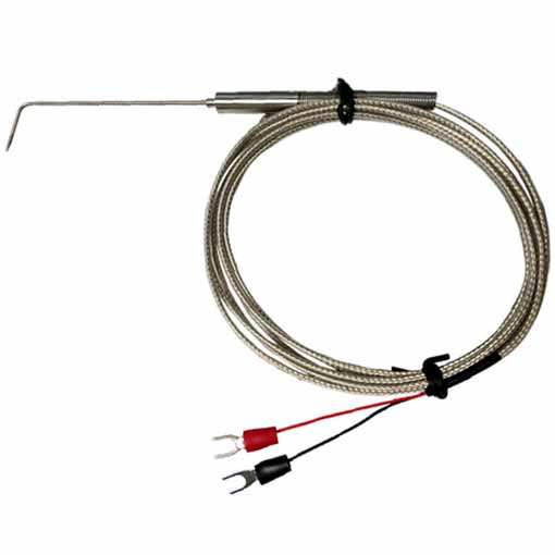 Thermal inertia of probe thermocouple