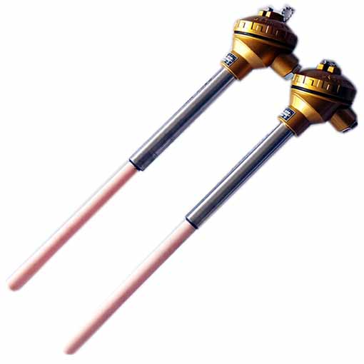 Termopar de tubo de corindón tipo R 0-1600 ℃