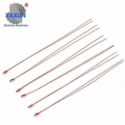 Single-ended glass NTC temperature sensor